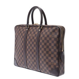 Louis Vuitton Voyage Porte Document Bag Brown Business